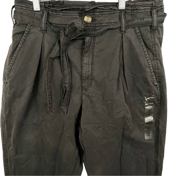 AMERICAN EAGLE Cropped High Waist Tied Waist Pants - Picture 4 of 11